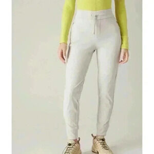 ATHLETA Cropped Joggers Hybrid Trek 14P Petite Grey Hiking Headland Hybrid Pants